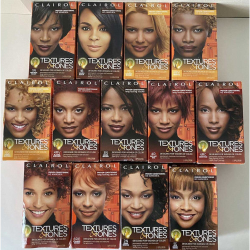 TEXTURE & TONES PERMANENT HAIR COLORS